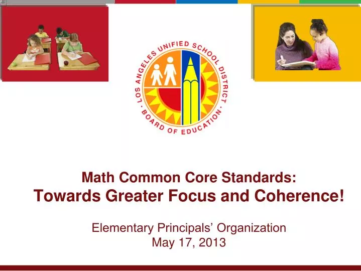 Mark Freathy. Give an overview of why the Common Core State