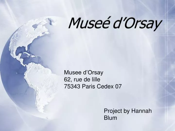 muse d orsay