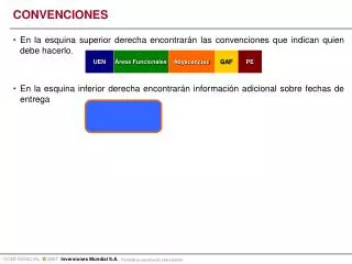 convenciones