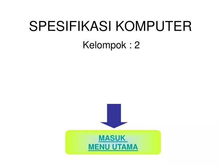 spesifikasi komputer