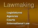 Lawmaking - slide 1