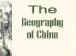 The Geography of China