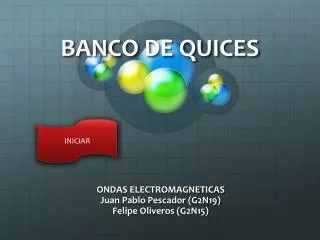 banco de quices