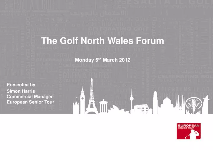 the golf north wales forum monday 5 th march 2012