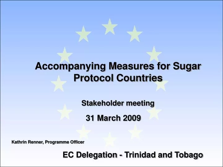 accompanying measures for sugar protocol countries stakeholder meeting
