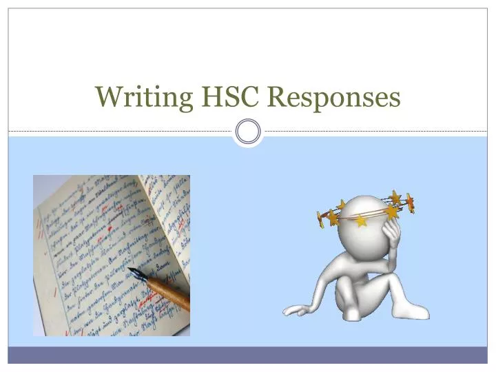writing hsc responses