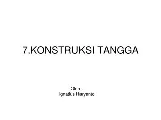7 konstruksi tangga