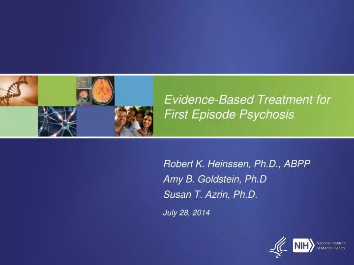evidence based treatment for first episode psychosis