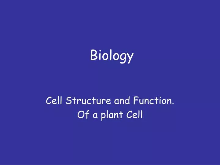 biology