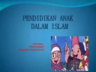 pendidikan anak dalam islam