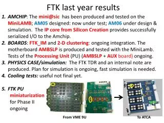 FTK last year results