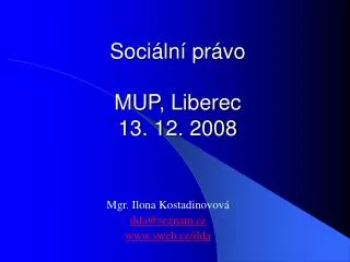 soci ln pr vo mup liberec 13 12 2008