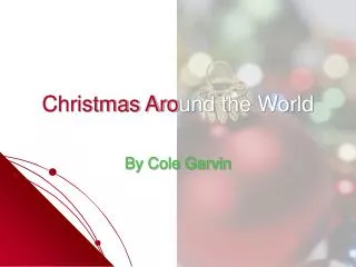 Christmas Aro und the World