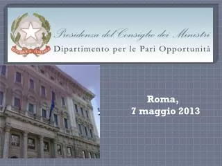 roma 7 maggio 2013