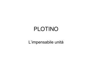 PLOTINO