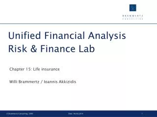 Unified Financial Analysis Risk &amp; Finance Lab