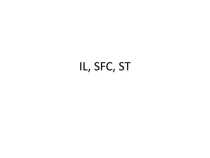 il sfc st