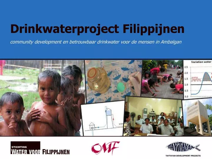 community development en betrouwbaar drinkwater voor de mensen in ambalgan