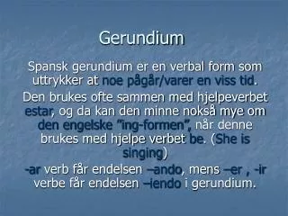 gerundium