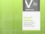 Kick-off Meeting - slide 1