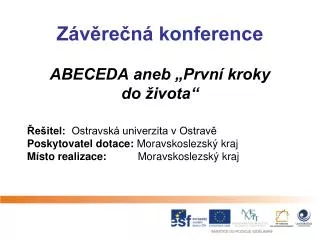 z v re n konference abeceda aneb prvn kroky do ivota