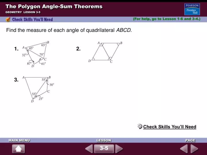 the polygon angle sum theorems
