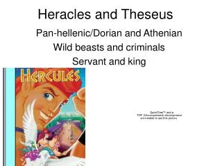 Heracles and Theseus
