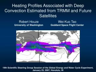 Heating Profiles Associated with Deep Convection Estimated from TRMM and Future Satellites