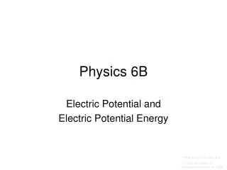 physics 6b