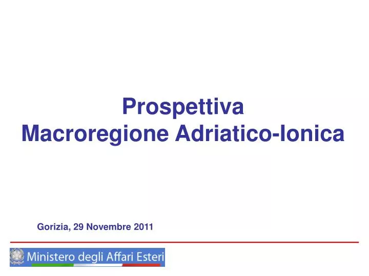 prospettiva macroregione adriatico ionica