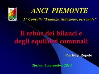 il rebus dei bilanci e degli equilibri comunali
