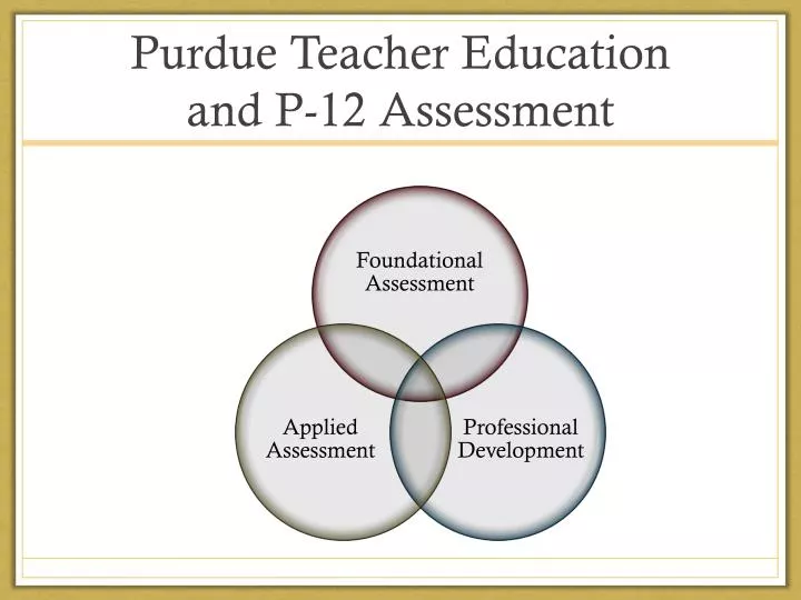 purdue teacher education and p 12 assessment
