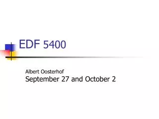 EDF 5400