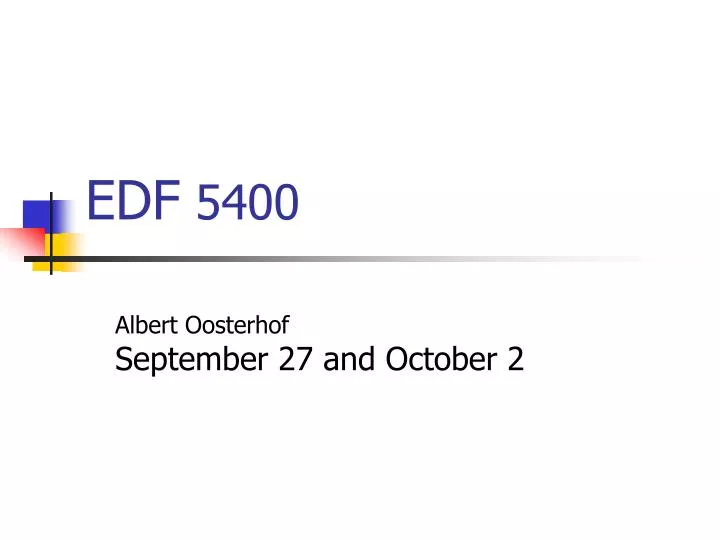 edf 5400