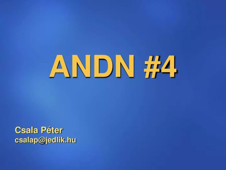 andn 4