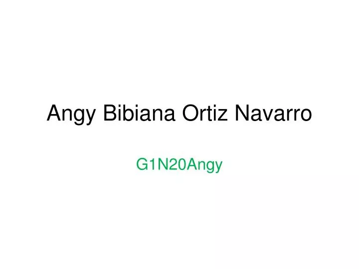 angy bibiana ortiz navarro