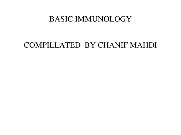 basic immunology
