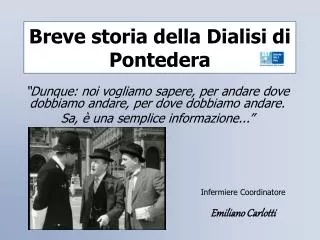 breve storia della dialisi di pontedera