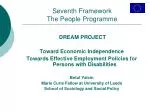 Seventh Framework The People Programme - slide 1