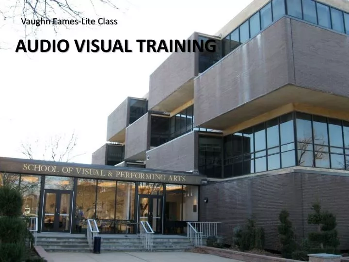 audio visual training