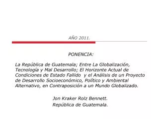 a o 2011