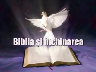 biblia i nchinarea