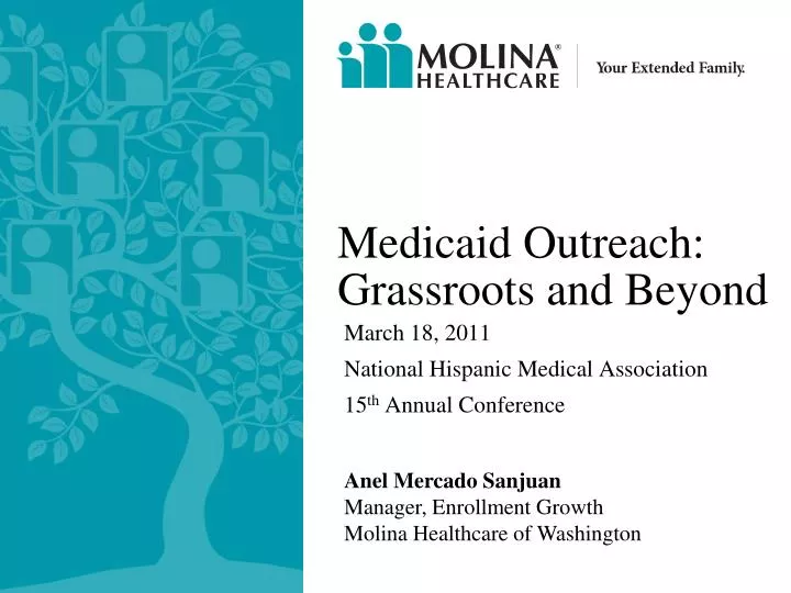 medicaid outreach grassroots and beyond