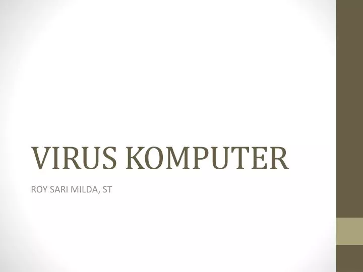 virus komputer