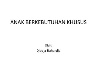 anak berkebutuhan khusus