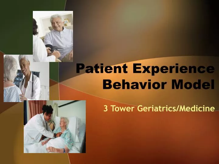 patient experience behavior model