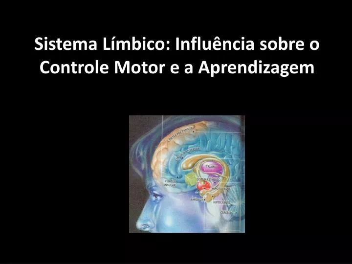 sistema l mbico influ ncia sobre o controle motor e a aprendizagem