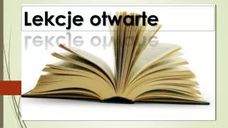 lekcje otwarte