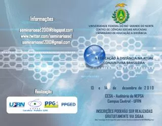 UNIVERSIDADE FEDERAL DO RIO GRANDE DO NORTE CENTRO DE CIÊNCIAS SOCIAIS APLICADAS