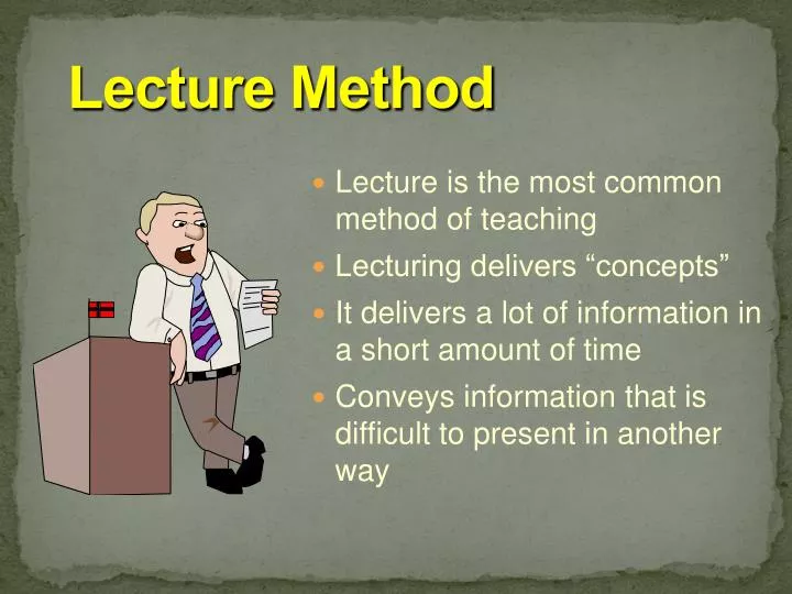 lecture method